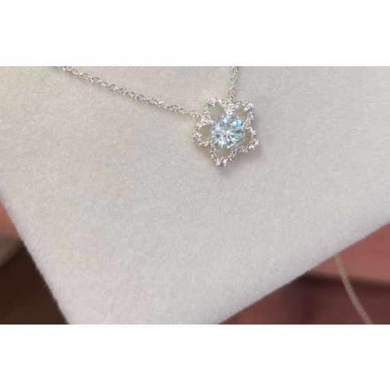 Dainty Four-Leaf Flower Choker, Shimmer Shine For Daily Outfit