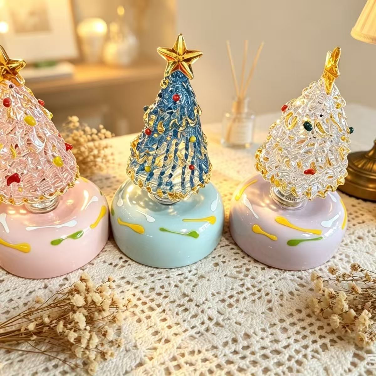 This Miniature Tree Fill Your Space with Festive Hope and Whimsical Energy